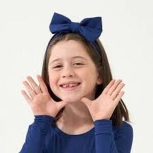 Little Sleepies Sapphire Lux Bow Headband